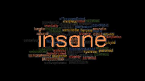 inane synonym|other words for insane.
